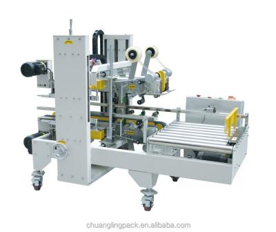 China FXJ-5050/4J four corner GARMENT carton sealer carton box side sealing machine-machine for sale