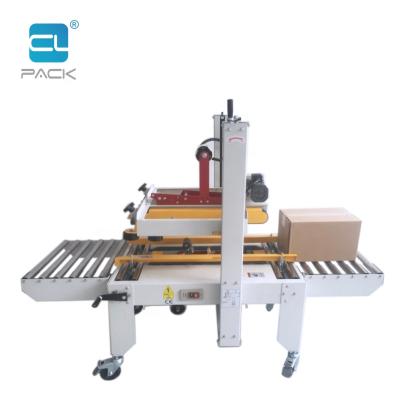 China FXJ-6050 Food Carton Box Carton Strip Sealing Machine Semi Automatic Sealer CLPACK [CARDBOARD SEALING] for sale