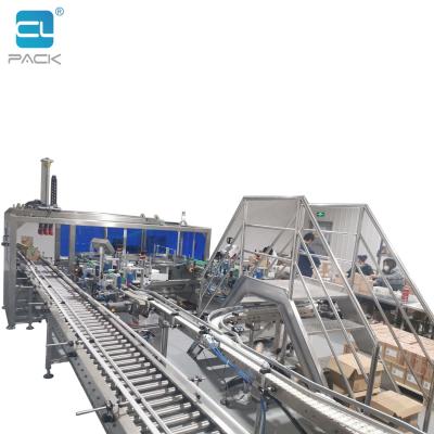 China Food Relabeling Bottle Packaging Line For Makeup Remover Water for sale