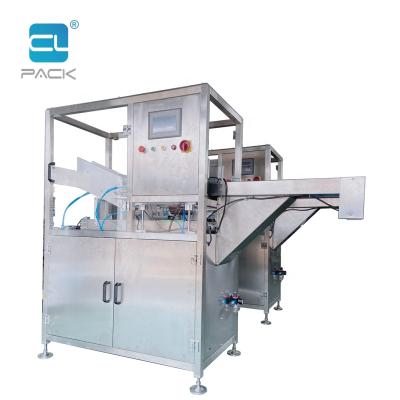 China Factory LHJ automatic drop tray denester vegetable processing fresh food pad absorbent machine CLPACK for sale