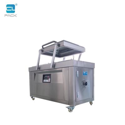 China DZ-600/2SB Food Machine SUS 304 Shell Double Chamber Food Vacuum Sealing Package Machine CLPACK for sale