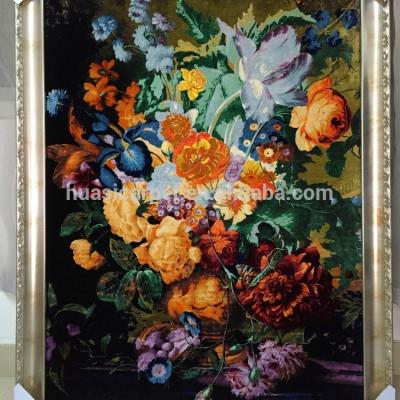 China New Design Simple Handmade Art Rug Hand Knotted Silk On Wall Hanging Silk Blankets For Home Decoration for sale