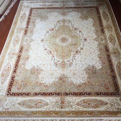 China 9x12ft Washable Hand Knotted Wedding Blankets Carpet Halis Hotel Office Area Turkish Oriental Persian Handmade Indoor Floor Rugs for sale