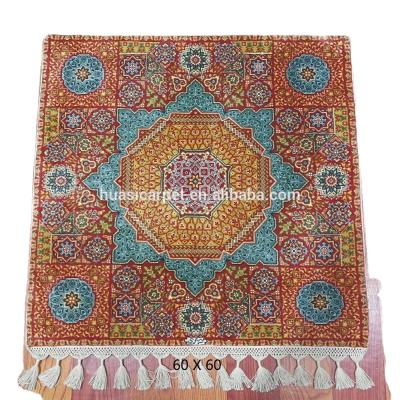 China 2x2ft muslim rug covers small prayer washable handmade turkish art silk with factory price rug karpets for sale