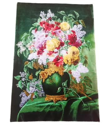 China Small Moving Blanket 2x3ft Art Designer Washable Handmade Turkish Silk Indoor Living Room Hanging Rugs Rugs for sale