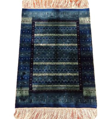 China Portable Hand-knotted Prayer Blankets Persian Handwoven Silk Miniature 45*60cm Handmade Washable From Travel Souvenirs Turkey for sale