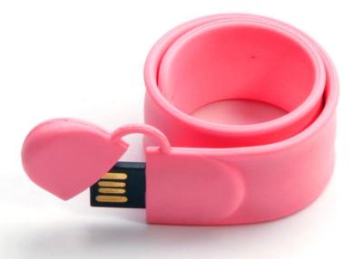 China venta al por mayor barata de la pulsera del usb del silicón, memoria USB de la pulsera, pulsera de la palmada del usb en venta