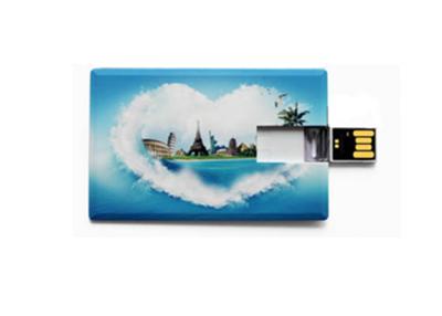 China flash de encargo del usb de la tarjeta de crédito, palillo de memoria USB de la forma de la tarjeta de crédito en venta