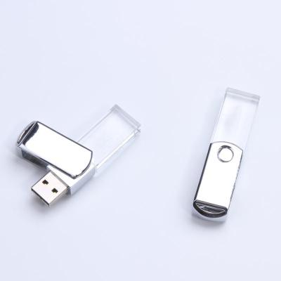 China Memoria USB cristalina de alta velocidad 2G, 4G, 8G, palillo del OEM de memoria USB 16G en venta