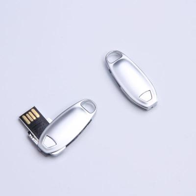 China Memoria USB modificada para requisitos particulares del eslabón giratorio 16gb del metal, memoria USB rápida en venta