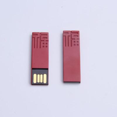 China Pequeña impulsión del pulgar del metal de calidad superior del color rojo, 1 GB de memoria USB en venta