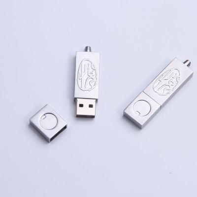 China Los microprocesadores de calidad superior metal memoria USB portátil, memoria USB de 4 carruajes en venta