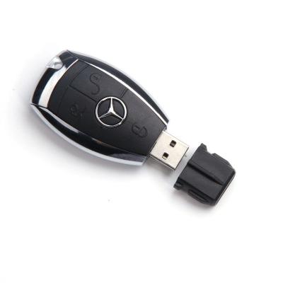 China Llave plástica del Benz de la alta calidad 32 memorias USB del GB, el regalo promocional más barato de la impulsión de la pluma en venta