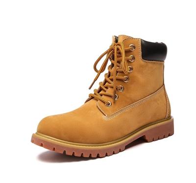 China Wholesale Massage Grade A Nubuck Leather Customize Logo OEM High Quality Classic Waterproof High Top Mens Boots for sale