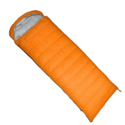 China Soft hot sale can be wholesale adult outdoor mountaineering camping vacation duck down sleeping bag envelope sleeping bag for sale