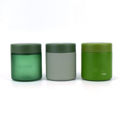 China Kid Safe Kid Make Dry Green Color Natural Small Fresh Glass And Spice Jar Packaging Container For Heavy Duty Storage for sale