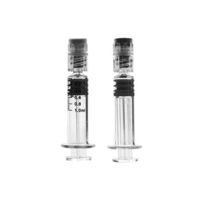 China Disposable Borosilicate 1mL 3ML Syringe Applicator Luer Lock Glass Cap Uses State Of Art Technology To Keep Concentrates Fresh for sale