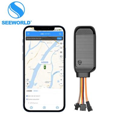 China SEEWORLD SOS Motorcycle Anti-lost Alarm Device GPS Tracker With Live Audio Voice Monitoring For Car for sale