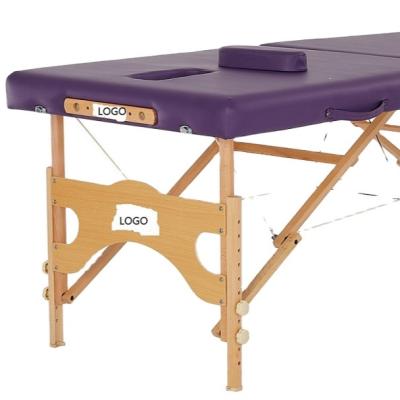 China Lightweight Aluminum Leg Frame Used Spa Equipment And Portable Massage Table Carrying Case WT326A With Oxford Leather Goods Furniture Packing MOQ Adjustable Pcs for sale