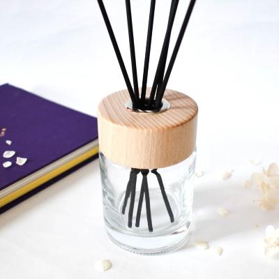 China LZ Personal Care Newcomer Tubular Diffuser Gift Set Wood Home Luxury Reed Diffuser Glass Bottle Cap for sale