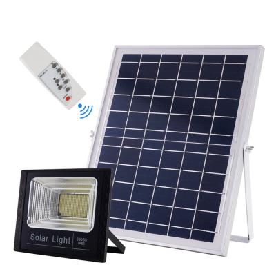 China Top Selling Sports Stadiums Led Flood Light IP65 High Efficiency Solar Panel Street Garden Light Solar Flood Light With Remote Control for sale