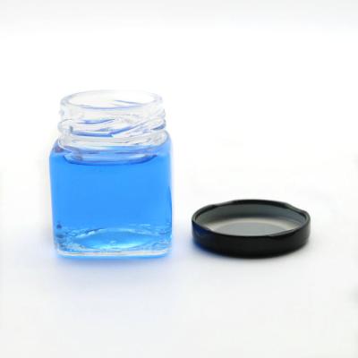 China 45ml high quality glass empty storage glass jar with lid for food canning jam for sale