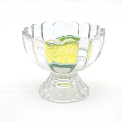 China Viable Glass Sugar Ice Cream Bowl Mini Trifle Salad Dessert Bowls for sale