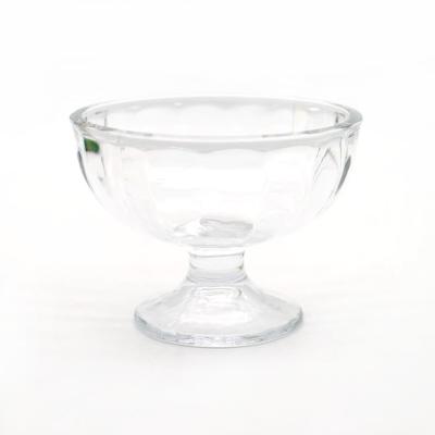 China Viable clear glass bowls for desserts and ice cream and snacks and puddings and garnishes glass dips and mugs with modern stylish design for sale