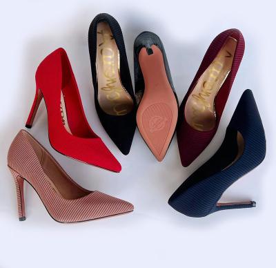 China New Design Breathable Point Stiletto High Heels Women Pumps for sale