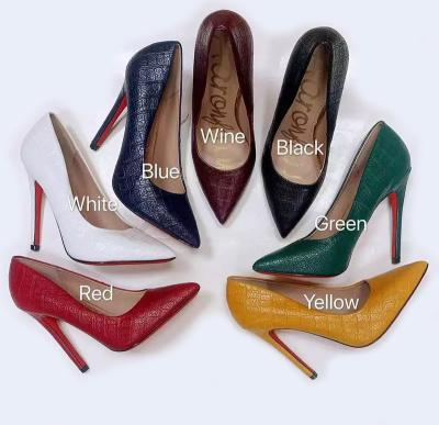 China Latest New Fashion Ladies Breathable Luxury High Heel Shoes for sale