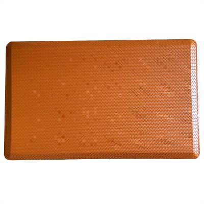 China Wholesale Reversible Cabinet Reversible Waterproof Non-slip PVC PU Anti-fatigue Kitchen Oil-proof Leather Mat for sale