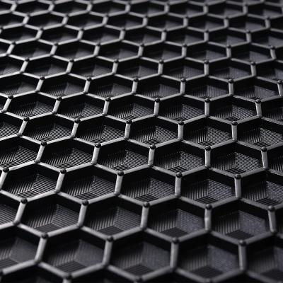 China All-Weather Non-Toxic Odorless Non-Toxic Honeycomb Black All-Weather Non-Toxic Odorless Roll Material PVC Strip Car Floor Rubber Mat for sale