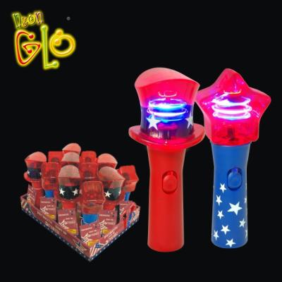 China Chinese Cheap Led Electronic Festival Spinner Magic Wand Toys For Children Spinning Toys Magic Wand for sale