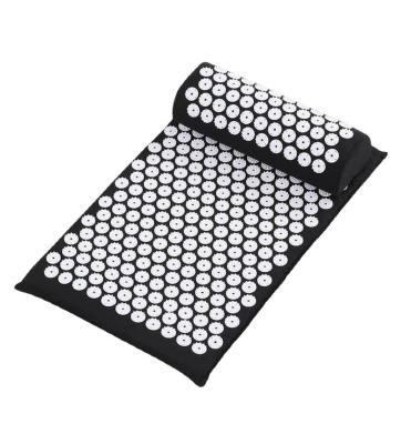 China Acupressure Mat Massage Mat Pillow Yoga Exercise Set for Neck Foot Yoga Mat with Back Needle Massager Cushion Pad for sale