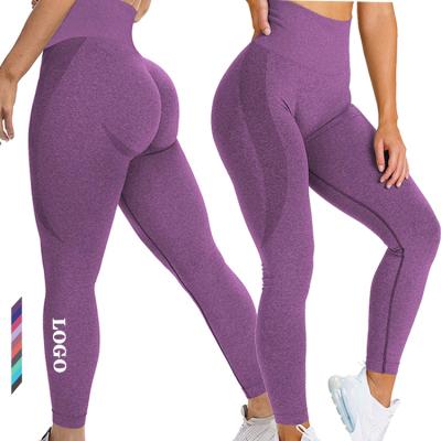 China Wholesale High Quality Antibacterial New Style High Waisted Yoga Workout Seamless Butt Lift Gaiters for sale