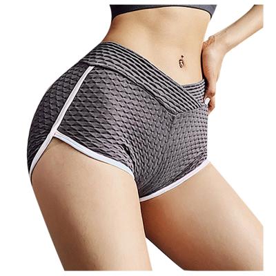 China 2021 Breathable Custom Women Butt High Waisted Butt Lifting Short Yoga Pants Workout Gaiters Crack! crack! for sale