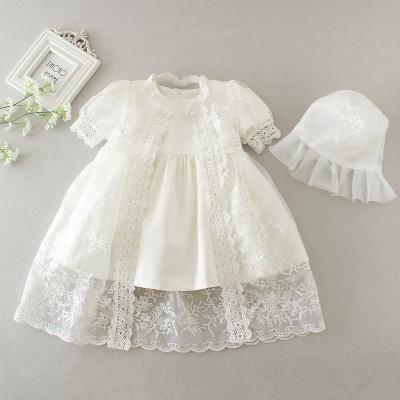 China Wholesale Cute Anti-wrinkle Baby Wedding Dress Baby Baptism Dress Baptism Dress For Baby for sale