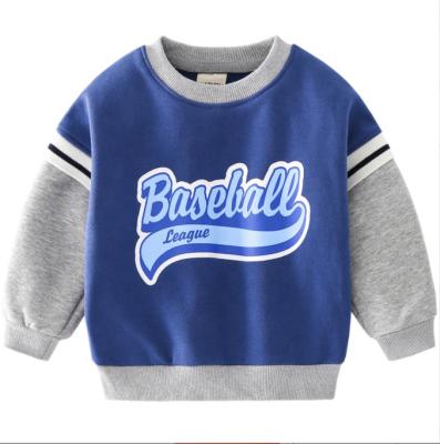 China Newest Sale Breathable Warm Winter Deep Sheared 100% Cotton Kids Sweatshirt Long Sleeve Boys Sports Apparel for sale