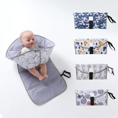 China Baby Waterproof Portable Diaper Changing Mat Traveling Baby Folding Diaper Changing Pad 64*70CM By Opening for sale