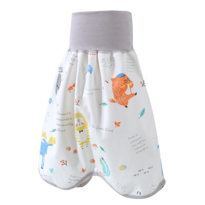 China New Design Anti-wrinkle Washable Baby Kids 1-3 Years Girls Potty Pants Shaping Split Skirt for sale