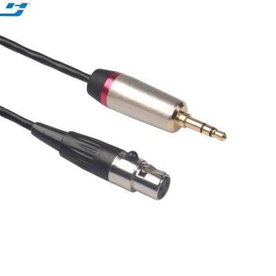 China Car Stereo 3.5mm to Female Camera Microphone MINI XLR Adapter Cable Patch Cord Microphone Audio Cable for sale