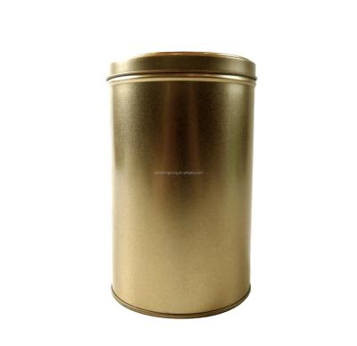 China Recyclable * the teedose of Runden Ronde Redondo d'ouro de goud d'or teedosen the box metal of theedoos verpakking thee caixa de cha for sale