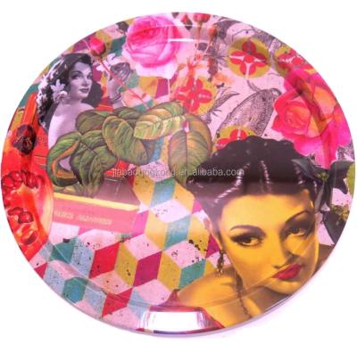 China Home.Restaurant.Bar.Hotel.Wedding. Super Markets Promotion Factory Clearance India Serving Platter Round Dish Tray for sale