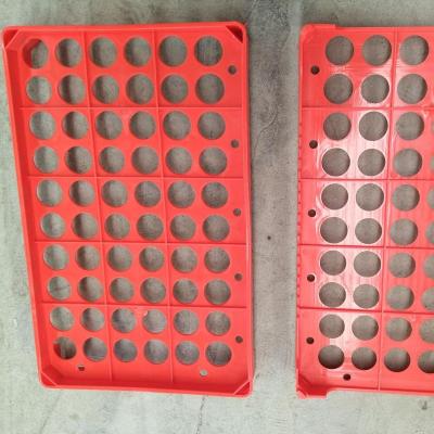 China Plastic Egg Chicken Egg Tray Poultry Egg Crate 60 Holes Chicken Egg Transport Tray for sale