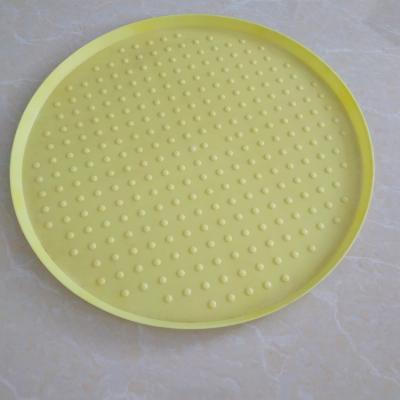 China Cultivate Plastic Baby Chick or Duckling Feeding Tray Filter 39.5cm Pure Raw Material Chicken Feeding Tray Small Chick Feeding Tray for sale