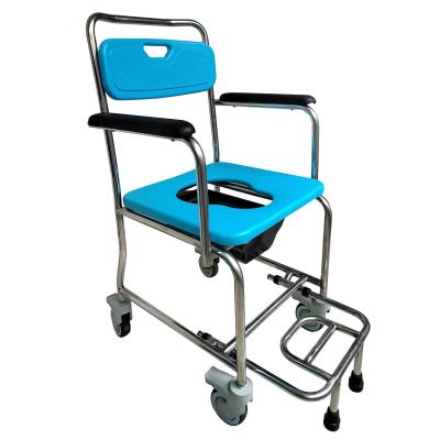 China Non Folding Portable Medical Commode Chair Stable And Convenient For Bedside for sale