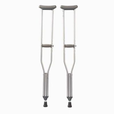 China 25*5*100cm Alumínio Alloy Muletas Auxiliares Ajustáveis Sob o Braço Para Adultos à venda