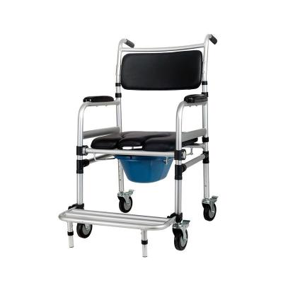 China 130kg High Capacity Commode Toilet Chair Comfortable Barrier Free Medical Potty Chair for sale