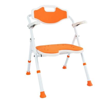 China 15*56*90cm Soft Foldable Shower Chair Customized High Strength For Elderly Care for sale