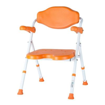 China Indoor Safety Foldable Bath Chair Aluminium Alloy Skin Friendly U Shape for sale